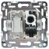 Розетка двойная IEK SKANDY TV+RJ45 кат.6E SK-A15Bl черный SK-AK20-2-K02
